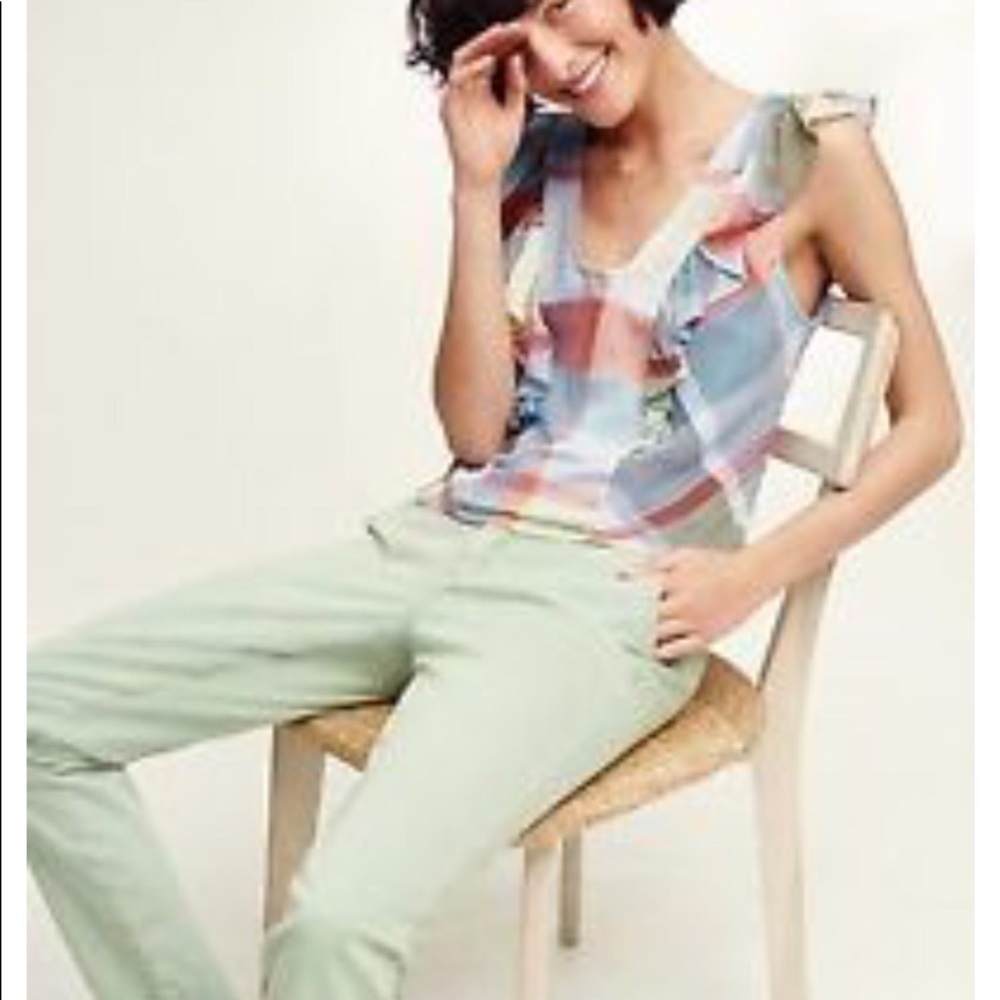 Anthropologie Mauve Top